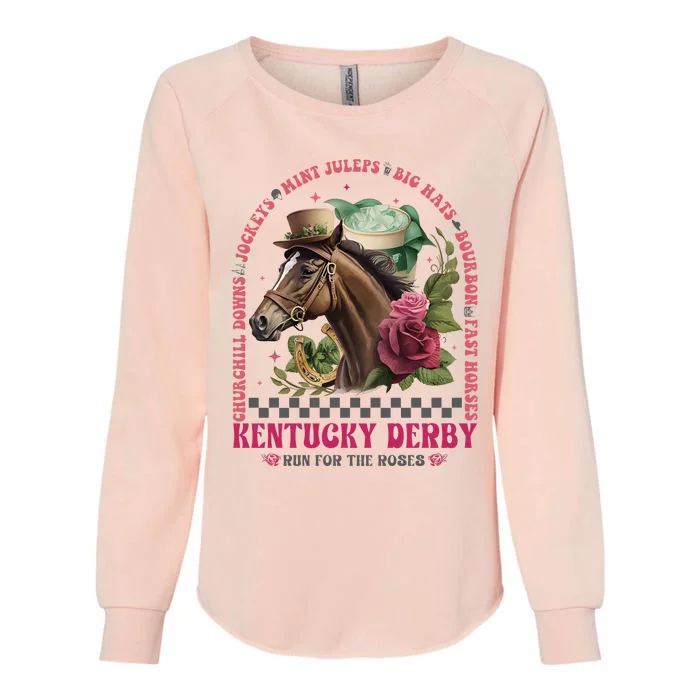 Frauen Derby Horse Racing Womens California Wash Sweatshirt