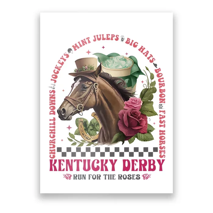 Frauen Derby Horse Racing Poster