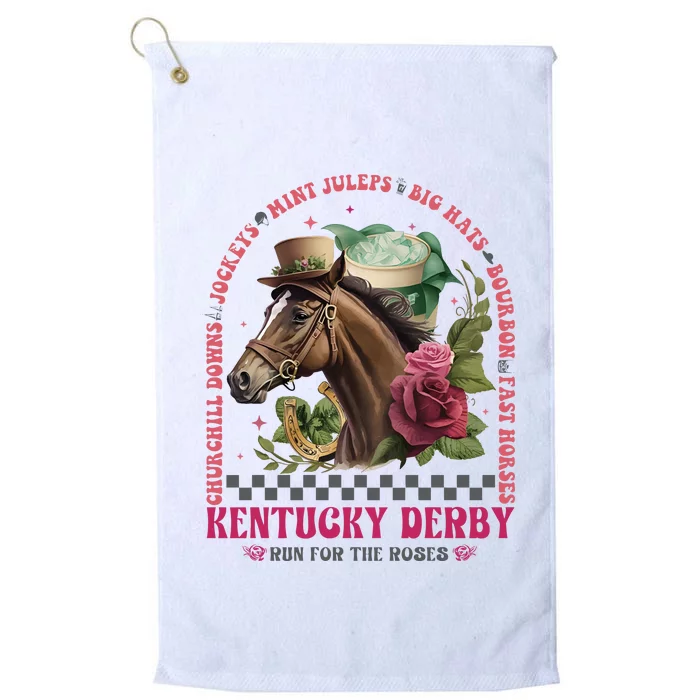 Frauen Derby Horse Racing Platinum Collection Golf Towel