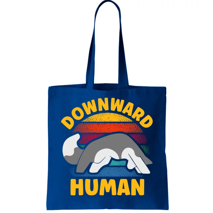 Funny Downward Hu Yoga Gift Tote Bag