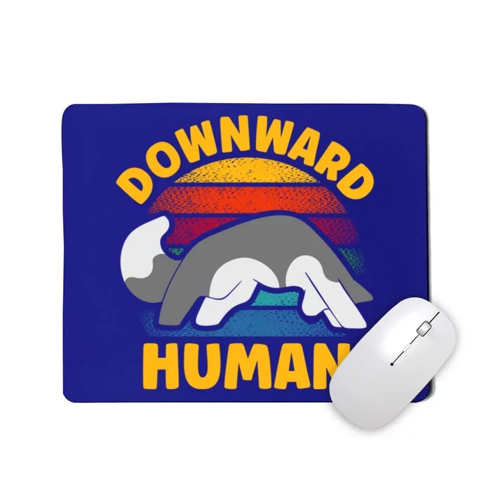 Funny Downward Hu Yoga Gift Mousepad