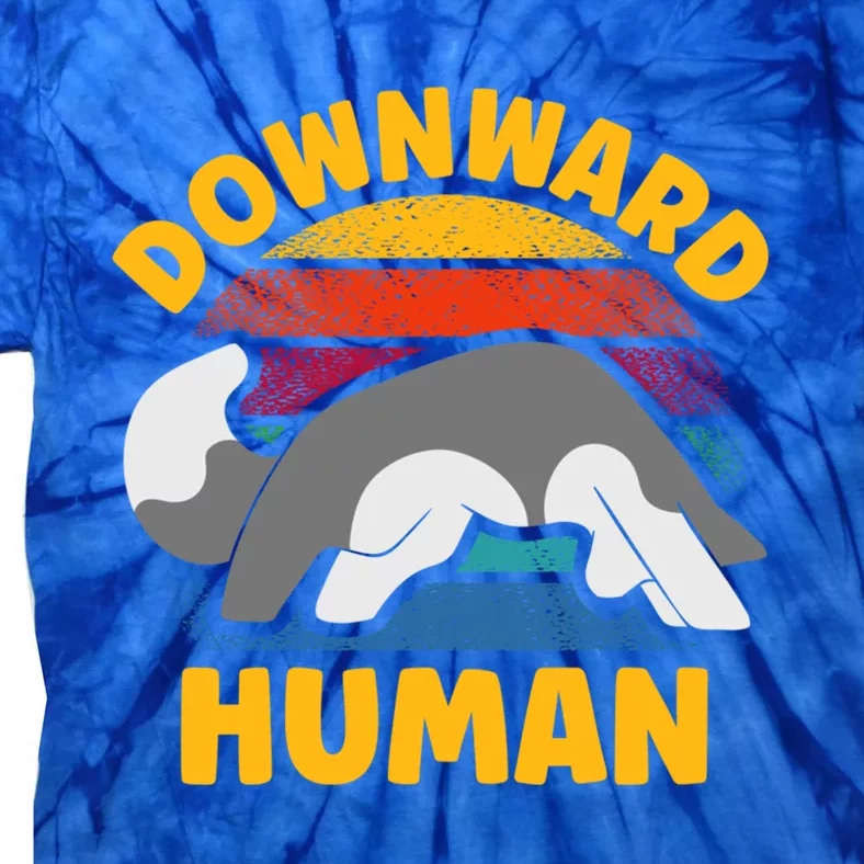 Funny Downward Hu Yoga Gift Tie-Dye T-Shirt