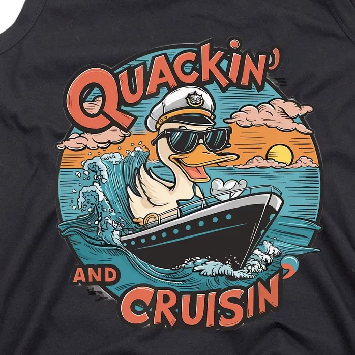 Funny Duck Hunting Hiding Cruise Duck Hunter Cruise Ship Tank Top