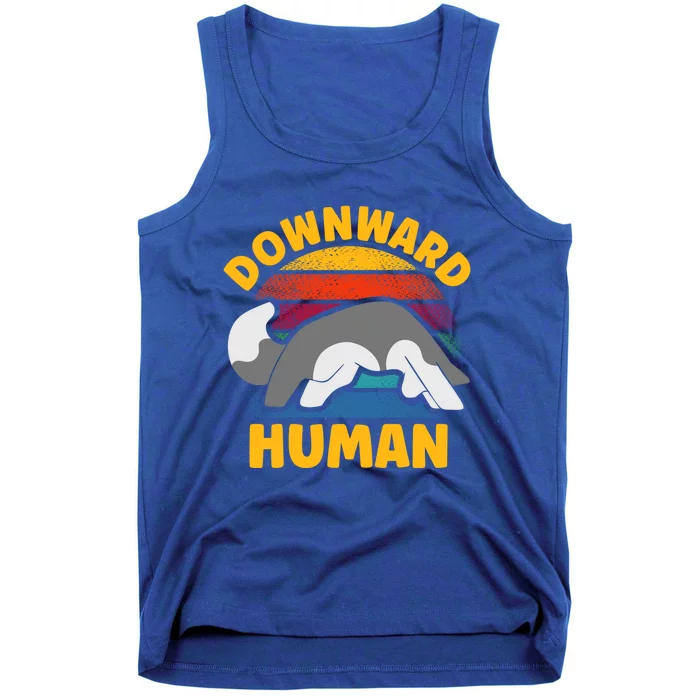 Funny Downward Hu Yoga Gift Tank Top