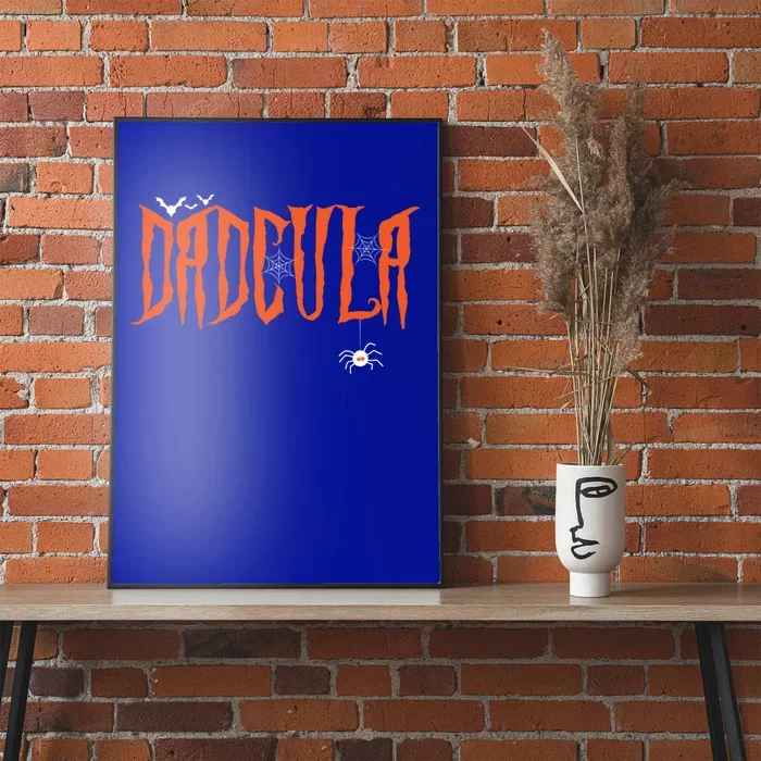 Funny Dadcula Halloween Dad Dracula Costume Momster Matching Gift Poster