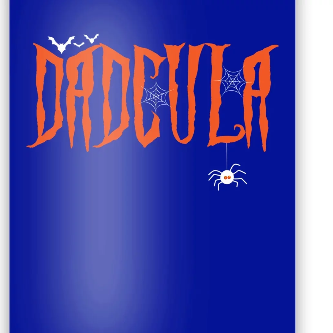 Funny Dadcula Halloween Dad Dracula Costume Momster Matching Gift Poster