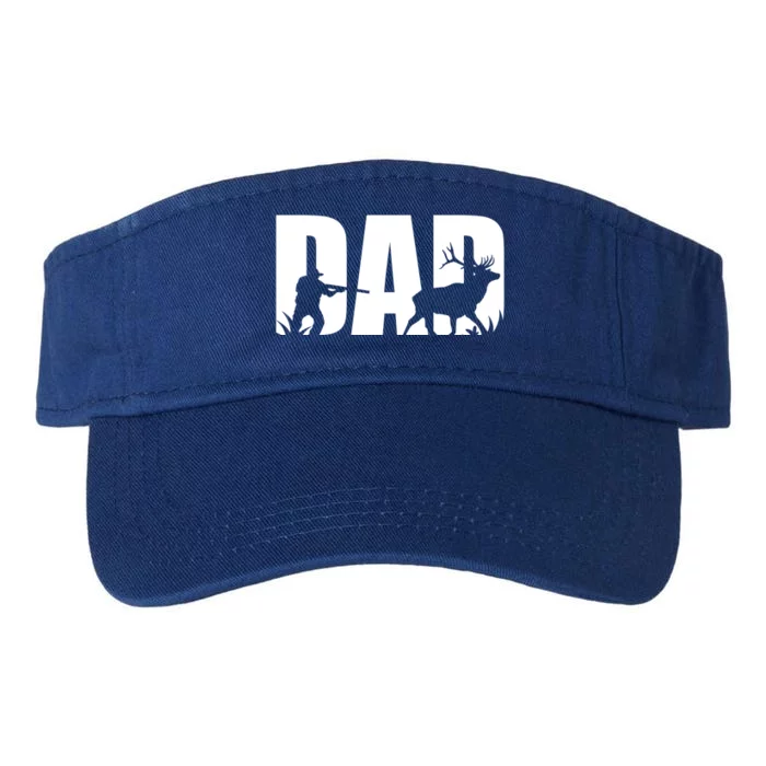 Funny Dad Hunting Hunters Fun Lovers Fathers Day Hunt Gift Valucap Bio-Washed Visor