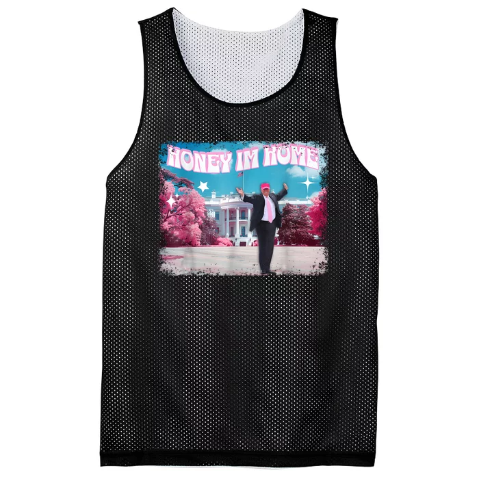 Funny DaddyS Home Trump Pink 2024 Take America Back 2024 Mesh Reversible Basketball Jersey Tank