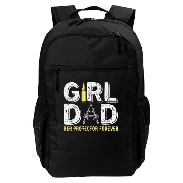 Father dad her protector forever funny Dad Daily Commute Backpack