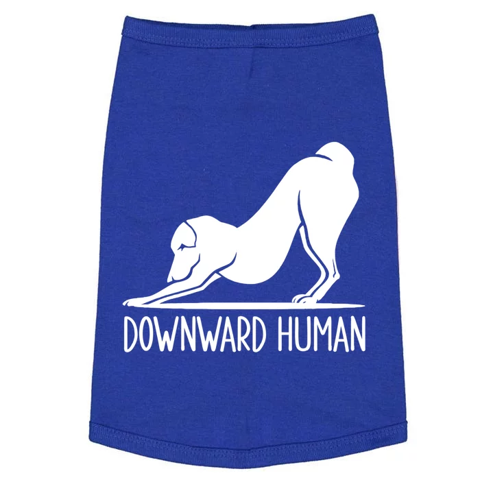 Funny Downward Hu Dog Yoga Design Cool Anime Print Cool Gift Doggie Tank