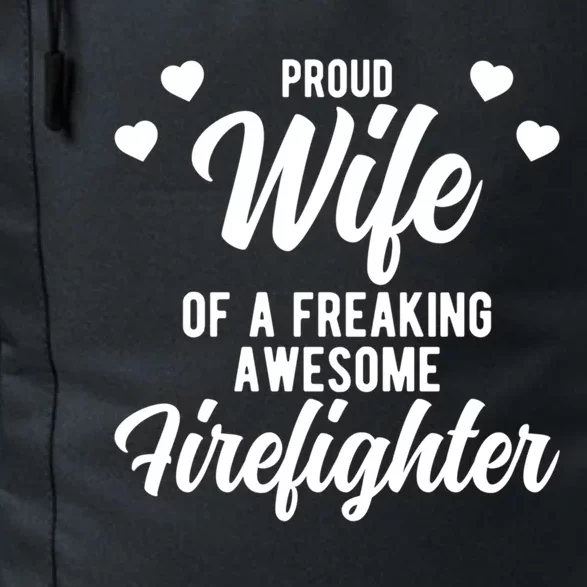 Fire Departt Husband Design For Firefighter Wife Gift Daily Commute Backpack