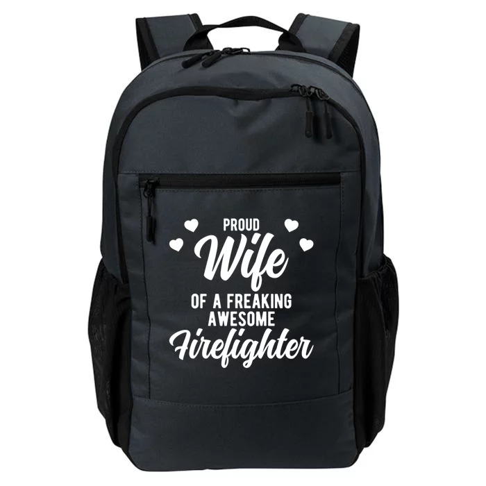 Fire Departt Husband Design For Firefighter Wife Gift Daily Commute Backpack