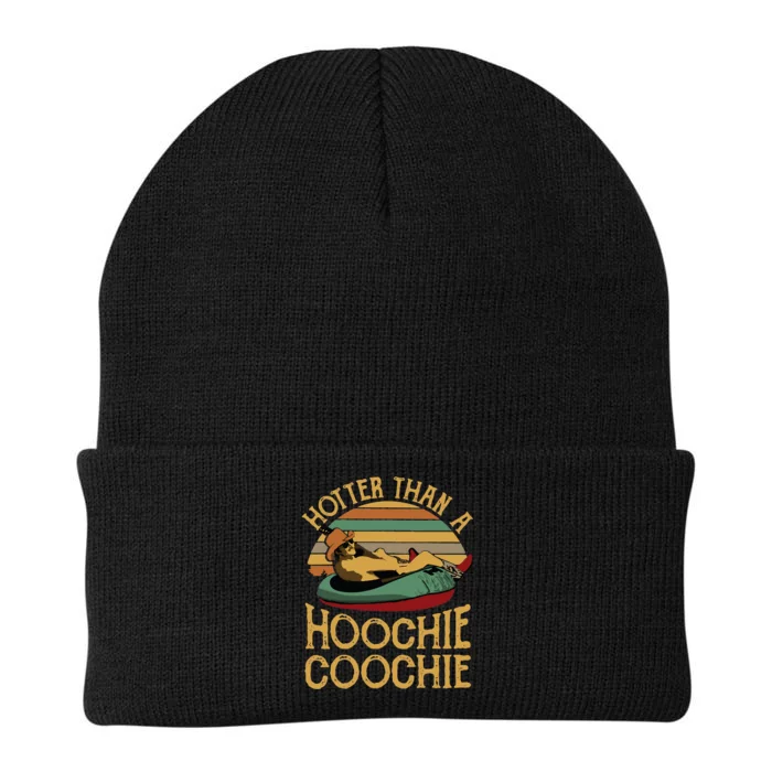 Funny Daddy Hotter Than A Hoochie Coochie Knit Cap Winter Beanie