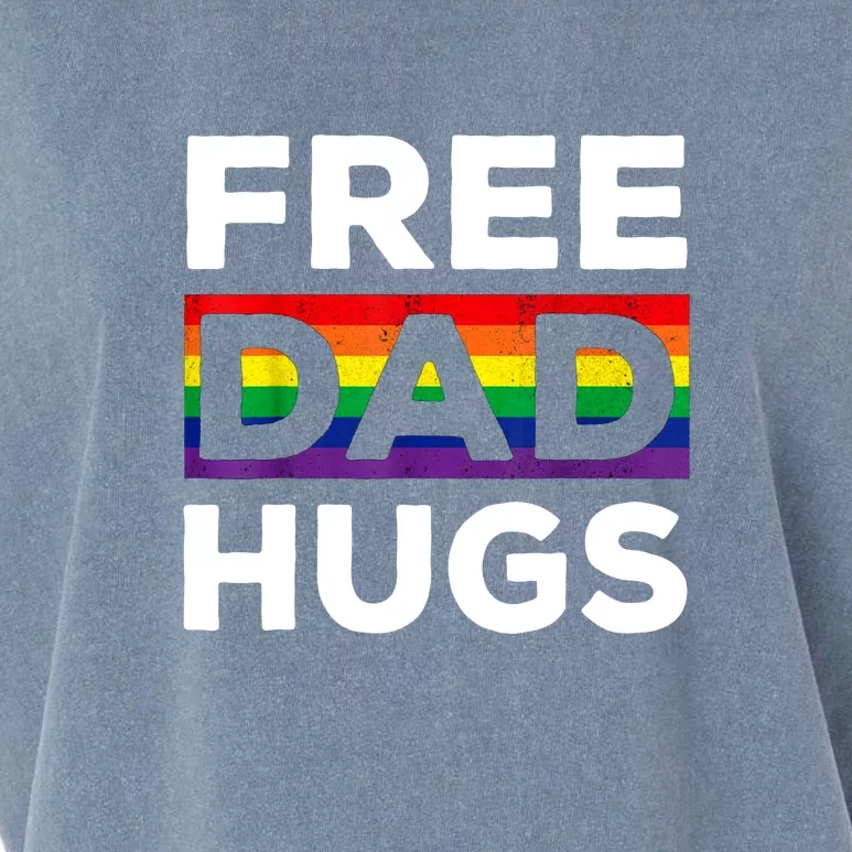 Free Dad Hug Garment-Dyed Women's Muscle Tee