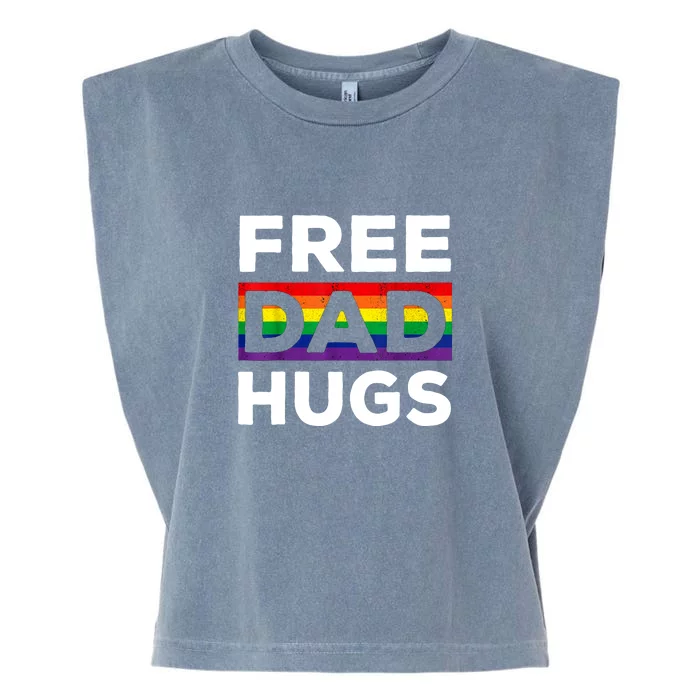 Free Dad Hug Garment-Dyed Women's Muscle Tee