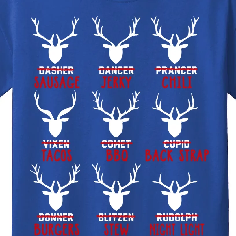 Funny Deer Hunting Hunters All Of Santa's Reindeer Funny Gift Kids T-Shirt