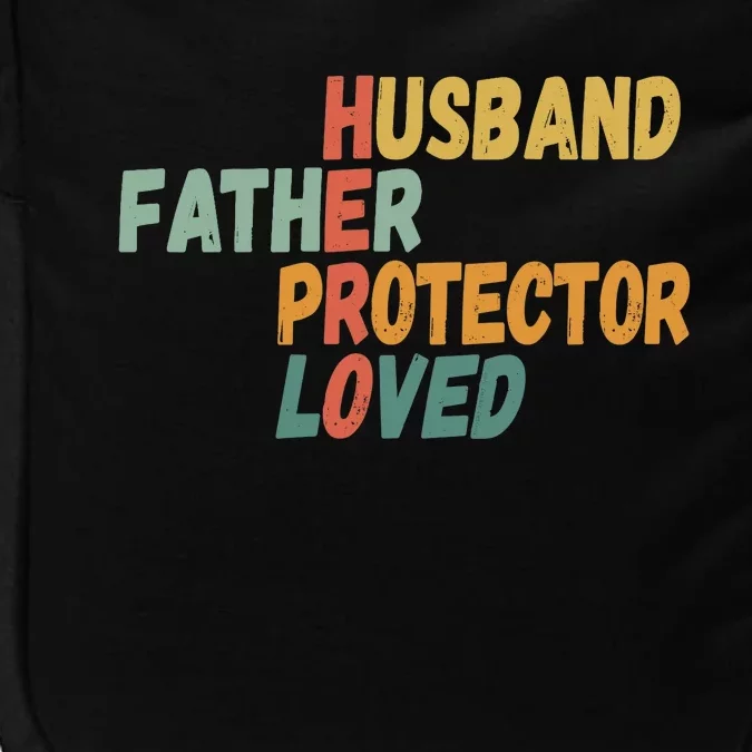 Father's Day Husband Father Protector Hero Loved - Dad Impact Tech Backpack