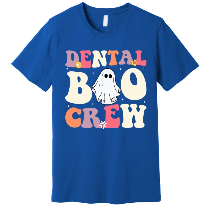 Funny Dentist Halloween Costume Assistant Dental Boo Crew Funny Gift Premium T-Shirt