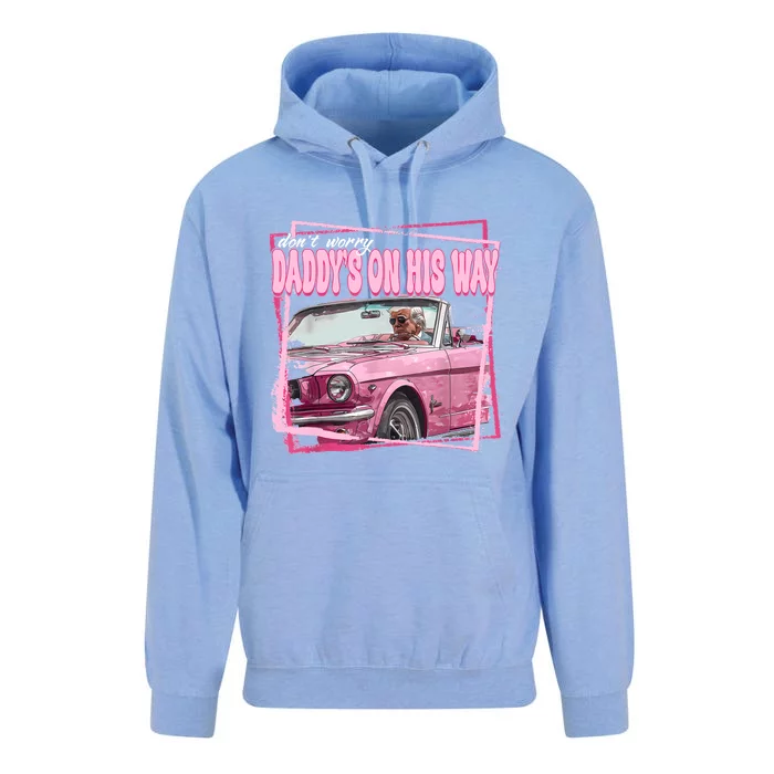 Funny Daddys Home Trump Pink 2024 Take America Back 2024 Unisex Surf Hoodie