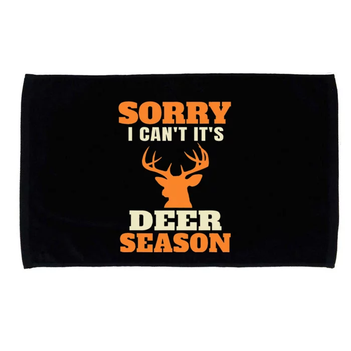 Funny Deer Hunting Saying Joke Microfiber Hand Towel