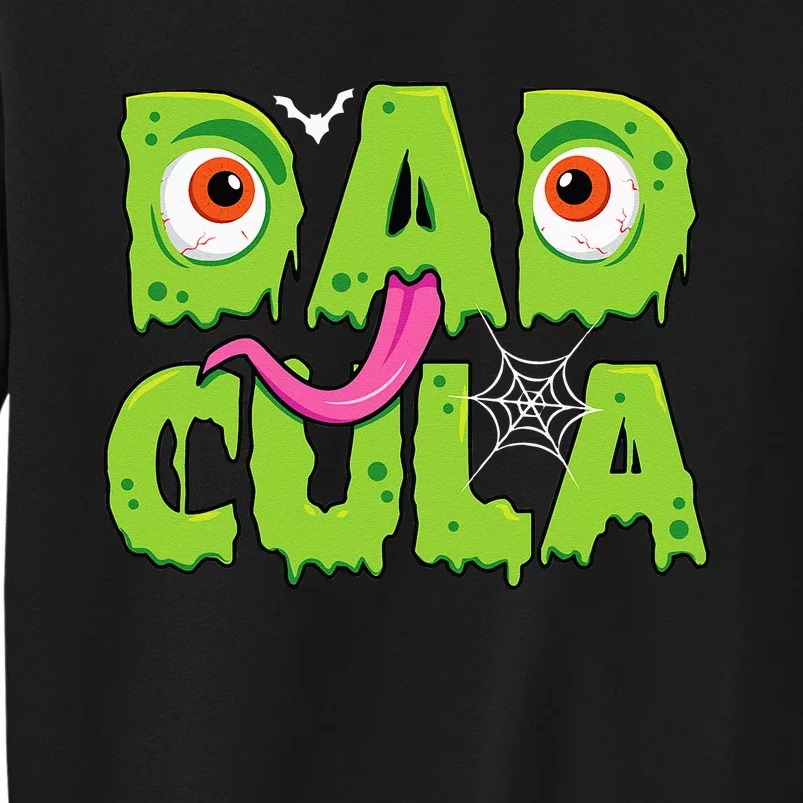 Funny Dadcula Halloween Dad Costume For Men Family Matching Sweatshirt