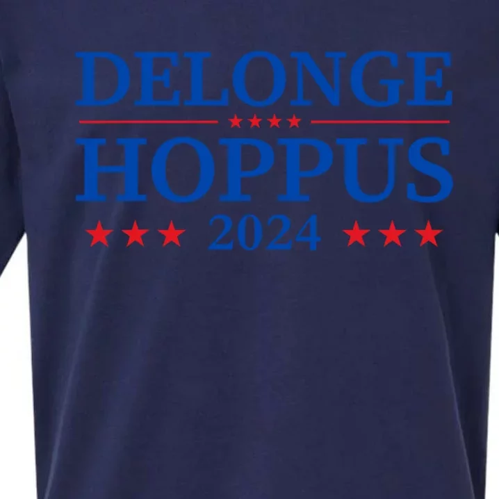 Funny Delonge Hoppus 2024 For President Sueded Cloud Jersey T-Shirt