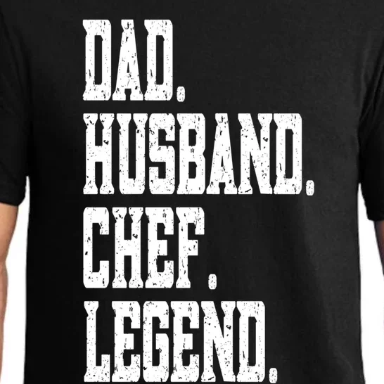 Funny Dad Husband Chef Legend Funny Gift Pajama Set