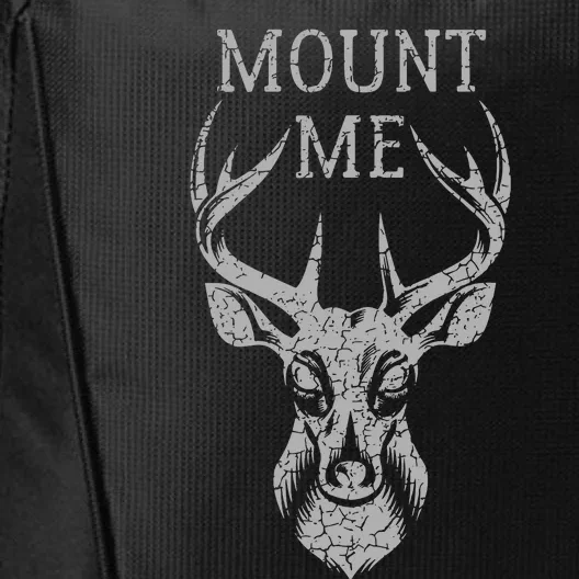 Funny Deer Hunting Mount Me City Backpack