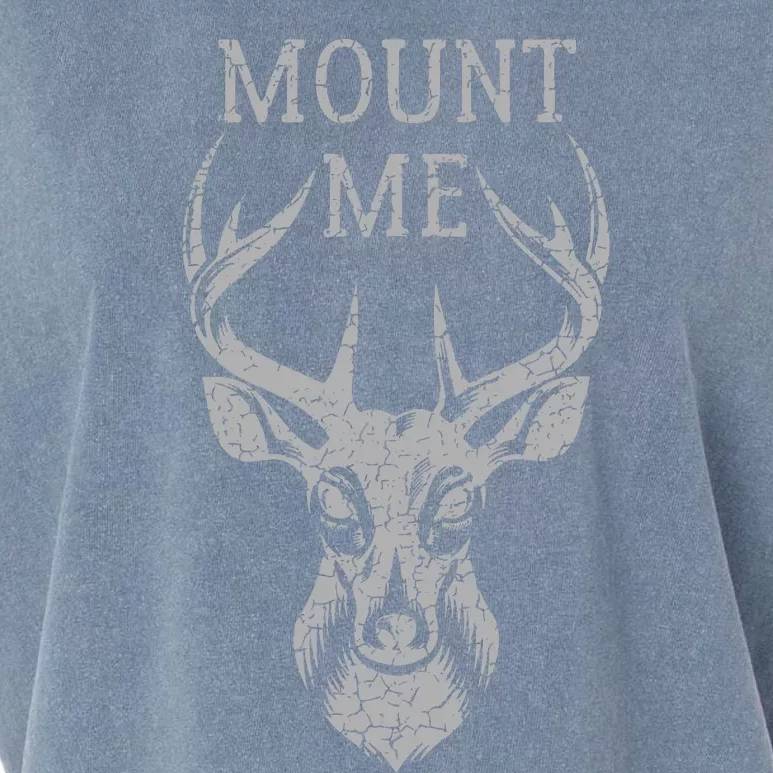 Funny Deer Hunting Mount Me Garment-Dyed Women's Muscle Tee