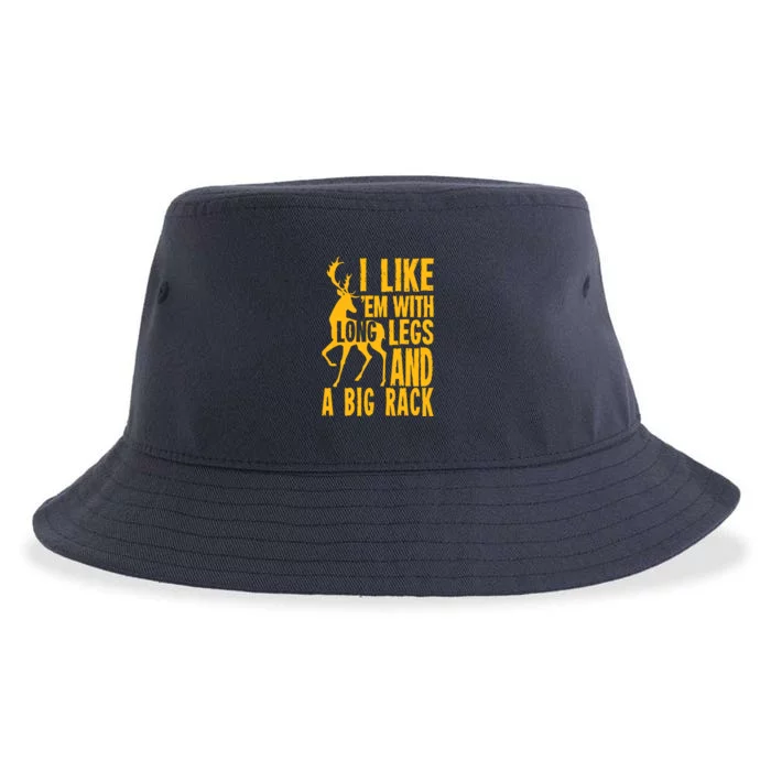 Funny Deer Hunting Quote Gift For Hunters Sustainable Bucket Hat