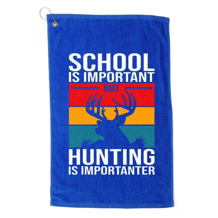 Funny Deer Hunting Platinum Collection Golf Towel