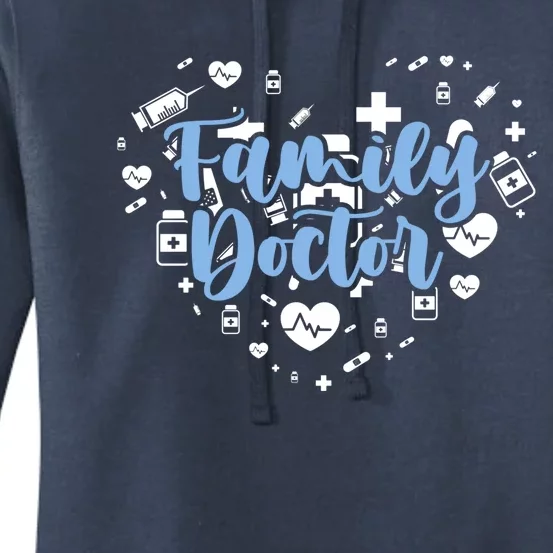 Family Doctor Heart Medicine Therapist Physician Hospital Gift Women's Pullover Hoodie