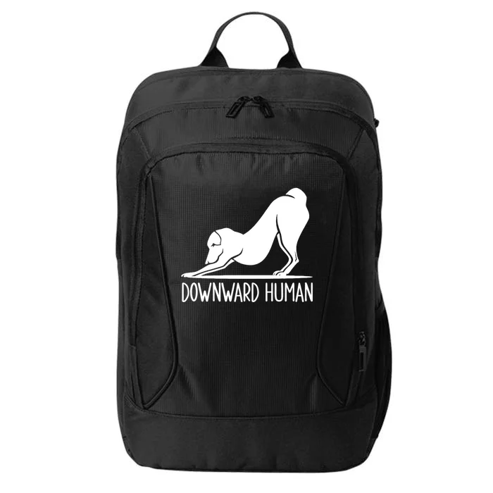 Funny Downward Hu Dog Yoga Design Cool Anime Print Gift City Backpack