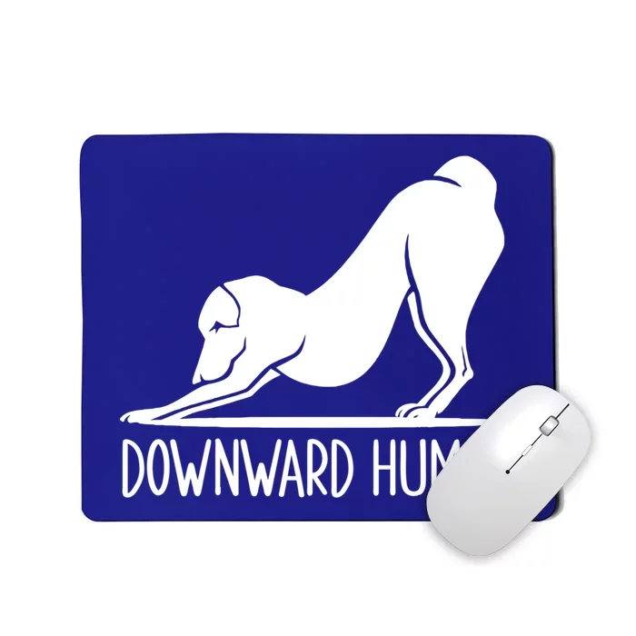 Funny Downward Hu Dog Yoga Design Cool Anime Print Gift Mousepad