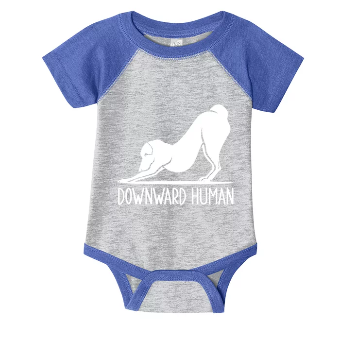 Funny Downward Hu Dog Yoga Design Cool Anime Print Gift Infant Baby Jersey Bodysuit