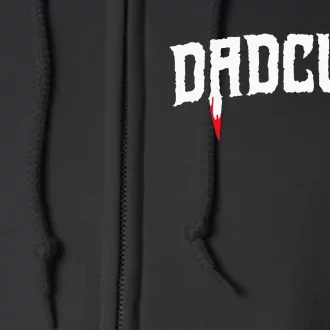 Funny Dadcula Halloween Dad Costume Momster Matching Full Zip Hoodie