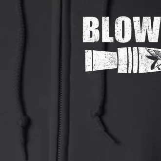 Funny Duck Hunting Blow Me Duck Call Waterfowl Hunter Gift Full Zip Hoodie