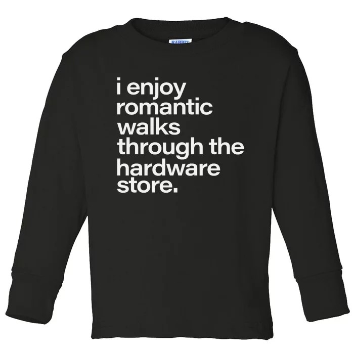 Funny Dad Handyman Hardware Quote Toddler Long Sleeve Shirt