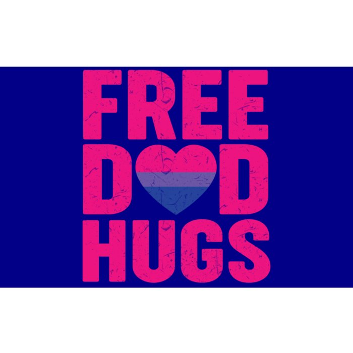 Free Dad Hugs Lgbt Bisexual Pride Gay Fathers Day Gift Bumper Sticker