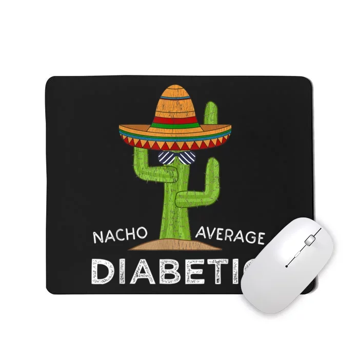 Fun Diabetic Humor Gifts Funny Meme Saying Diabetes Mousepad