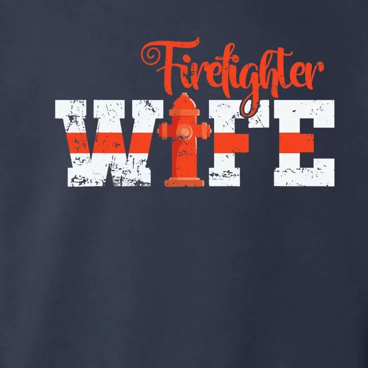 Fire Department Hydrant Firefighter Wife Toddler Hoodie