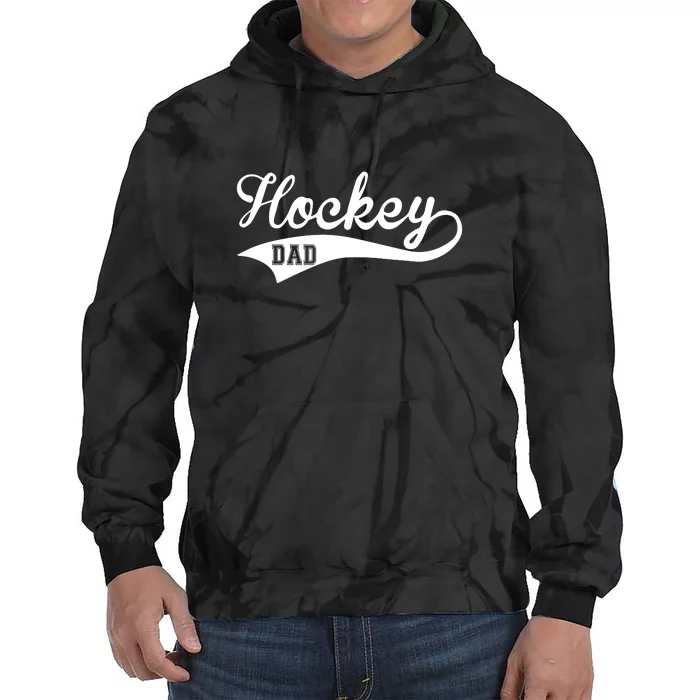 Father's Day Hockey Dad Like Normal Dad But Cooler Gift Tie Dye Hoodie