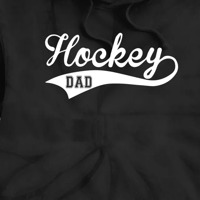 Father's Day Hockey Dad Like Normal Dad But Cooler Gift Tie Dye Hoodie