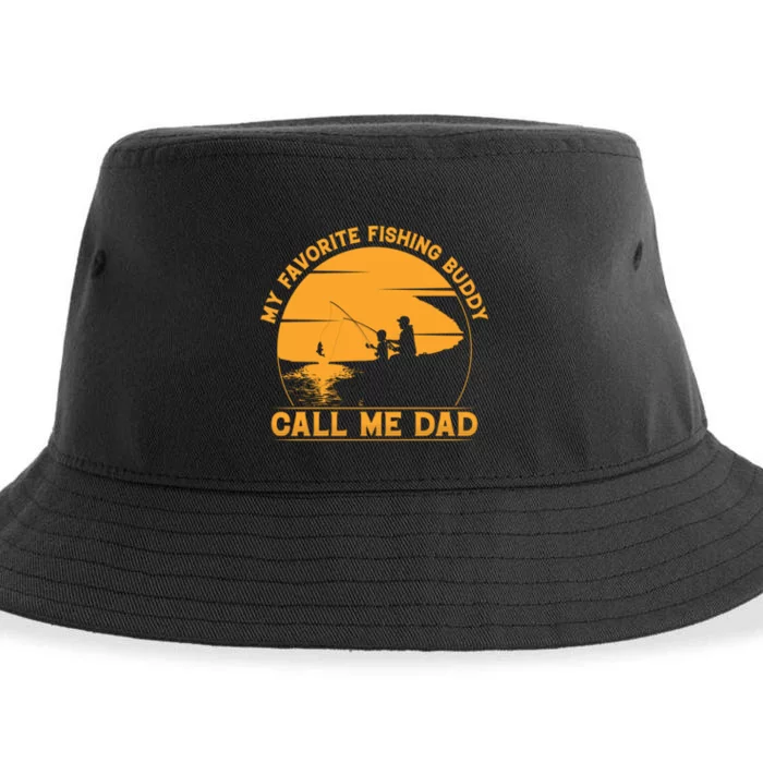 Father's Day Hunting Boat Husband Dad Fishing Legend Gift Sustainable Bucket Hat