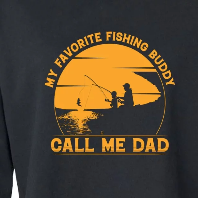 Father's Day Hunting Boat Husband Dad Fishing Legend Gift Cropped Pullover Crew