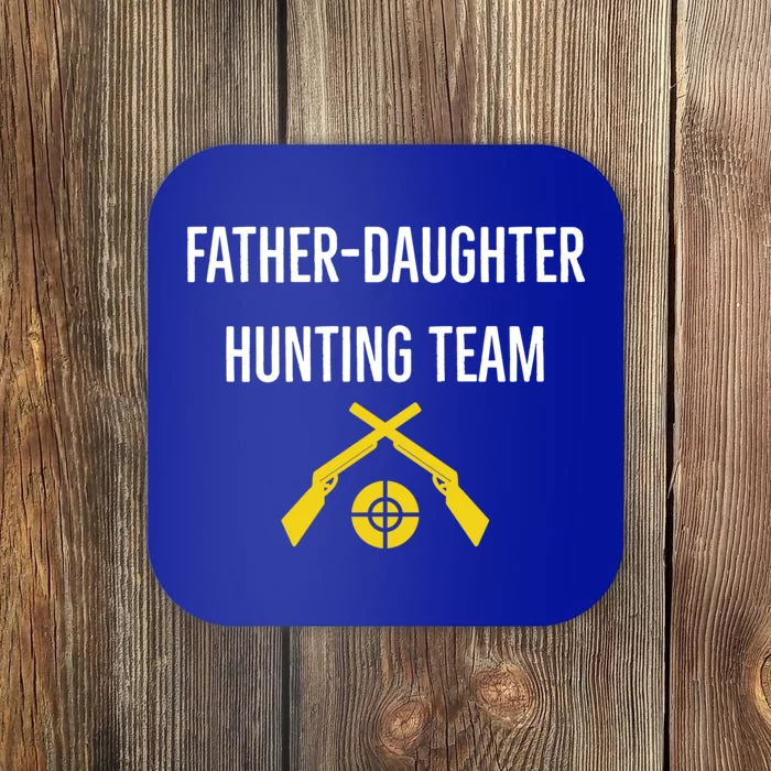 Father Daughter Hunting Team Gift Coaster