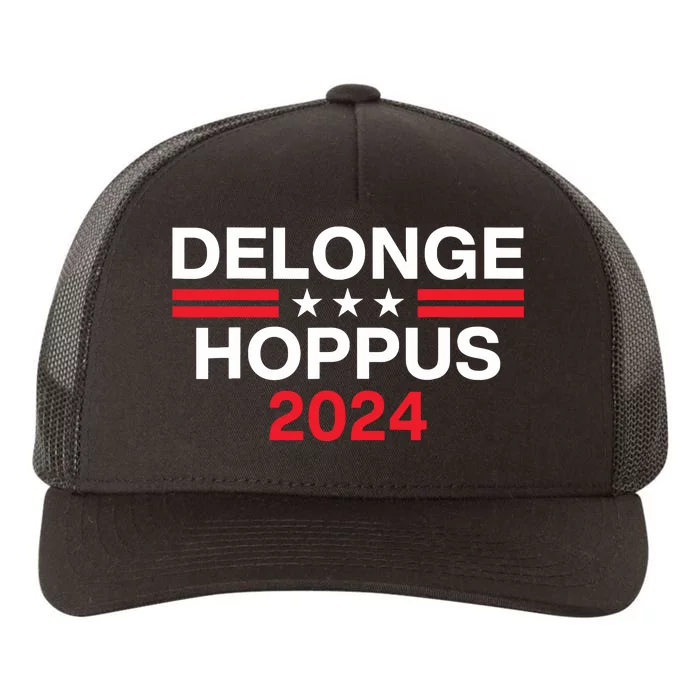 Funny Delonge Hoppus 2024 For President Apparel Yupoong Adult 5-Panel Trucker Hat