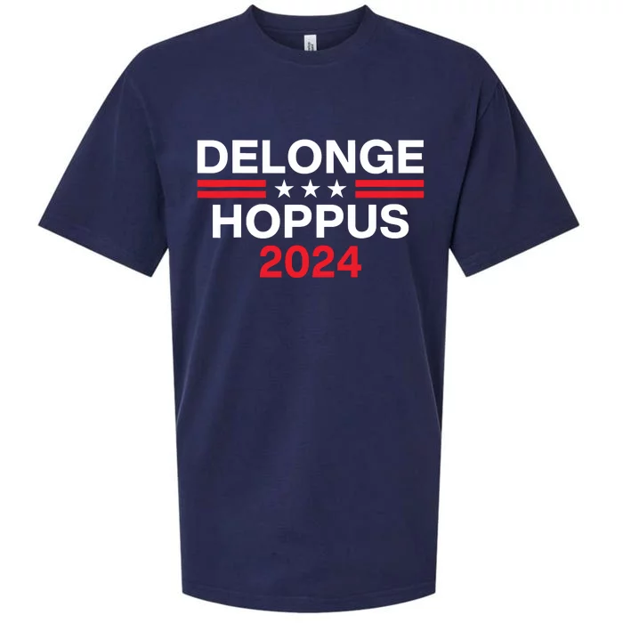 Funny Delonge Hoppus 2024 For President Apparel Sueded Cloud Jersey T-Shirt