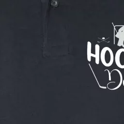 Father's Day Hockey Dad Funny Gift Hockey Dad Softstyle Adult Sport Polo