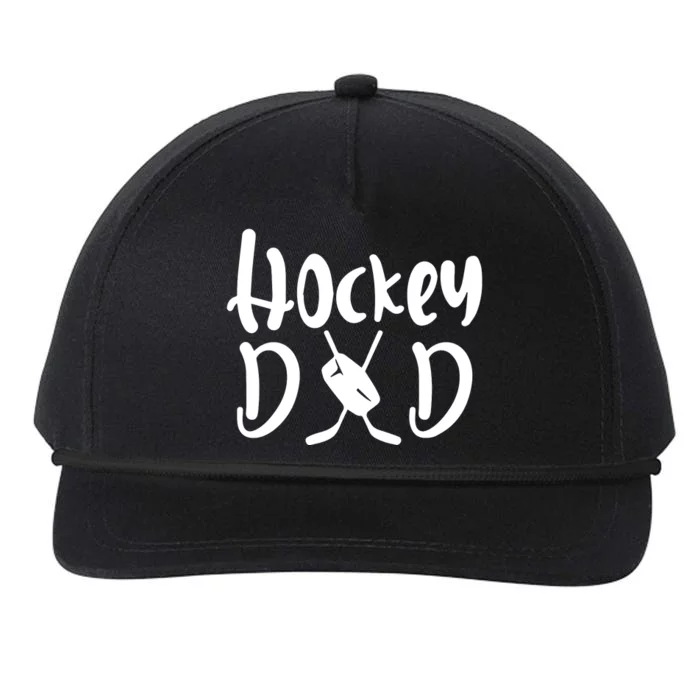 Father's Day Hockey Dad Gift Snapback Five-Panel Rope Hat